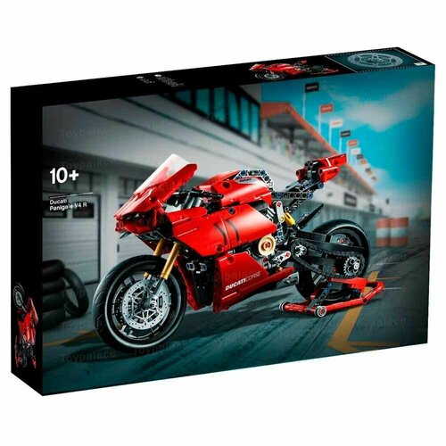 Конструктор Ducati Panigale V4 R, 646 деталей / Совместимый с Technic 42107 motorcycle sticker 3d gel fuel tank side pad fishbone applique moto protection board kit for ducati streetfighter panigale v4 s