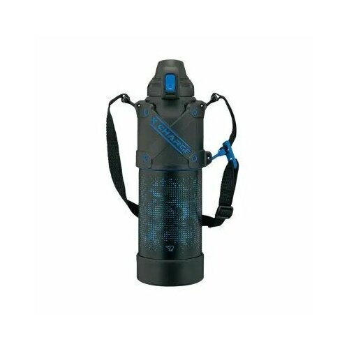 Спортивная бутылка для воды Zojirushi SD-HA15-BB Mahobin из нержавеющей стали, 1,5 л, синий и черный цвет