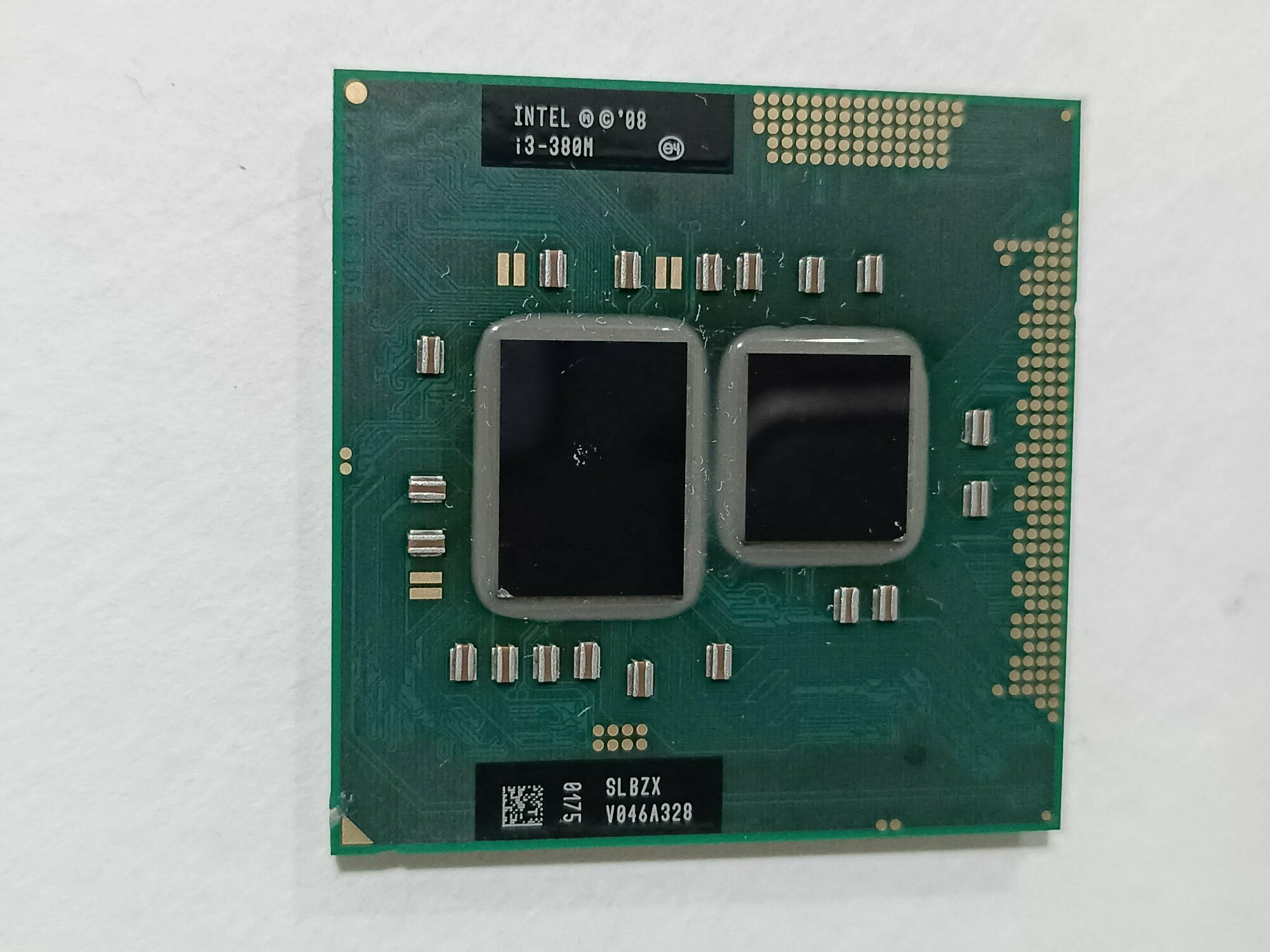 Intel Core i3 380M 2.53Mhz/3Mb Arrandale 2 ядра 4 потока PGA988 процессор для ноутбука