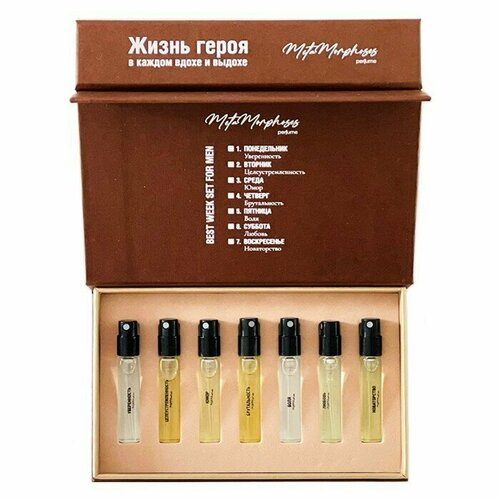 Набор Metamorphoses Perfume Жизнь Героя, 7 х 2,5 мл соломон р подкаст бывших