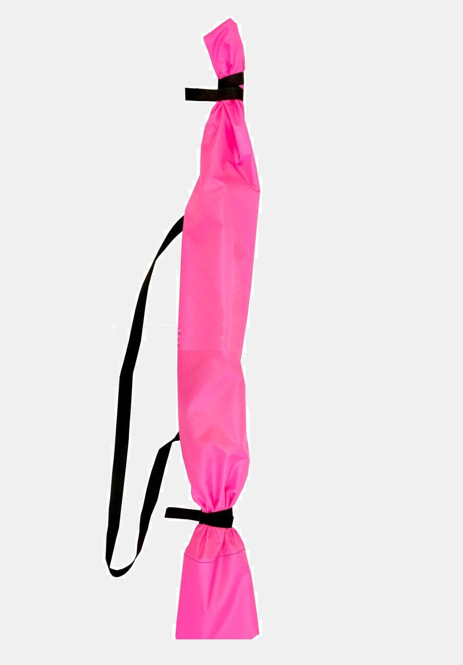Чехол для хранения и переноски лыж, 155 см, розовый