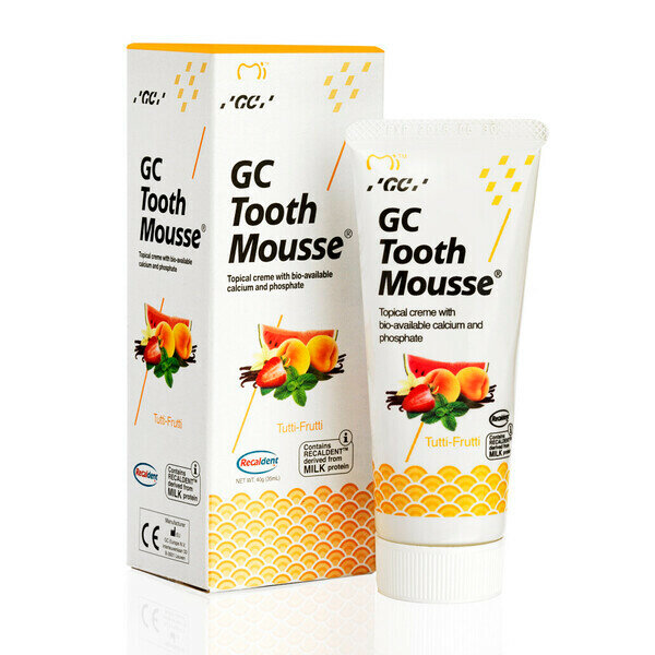 Реминерализующий гель GC Tooth Mousse Мультифрукт, 35 мл