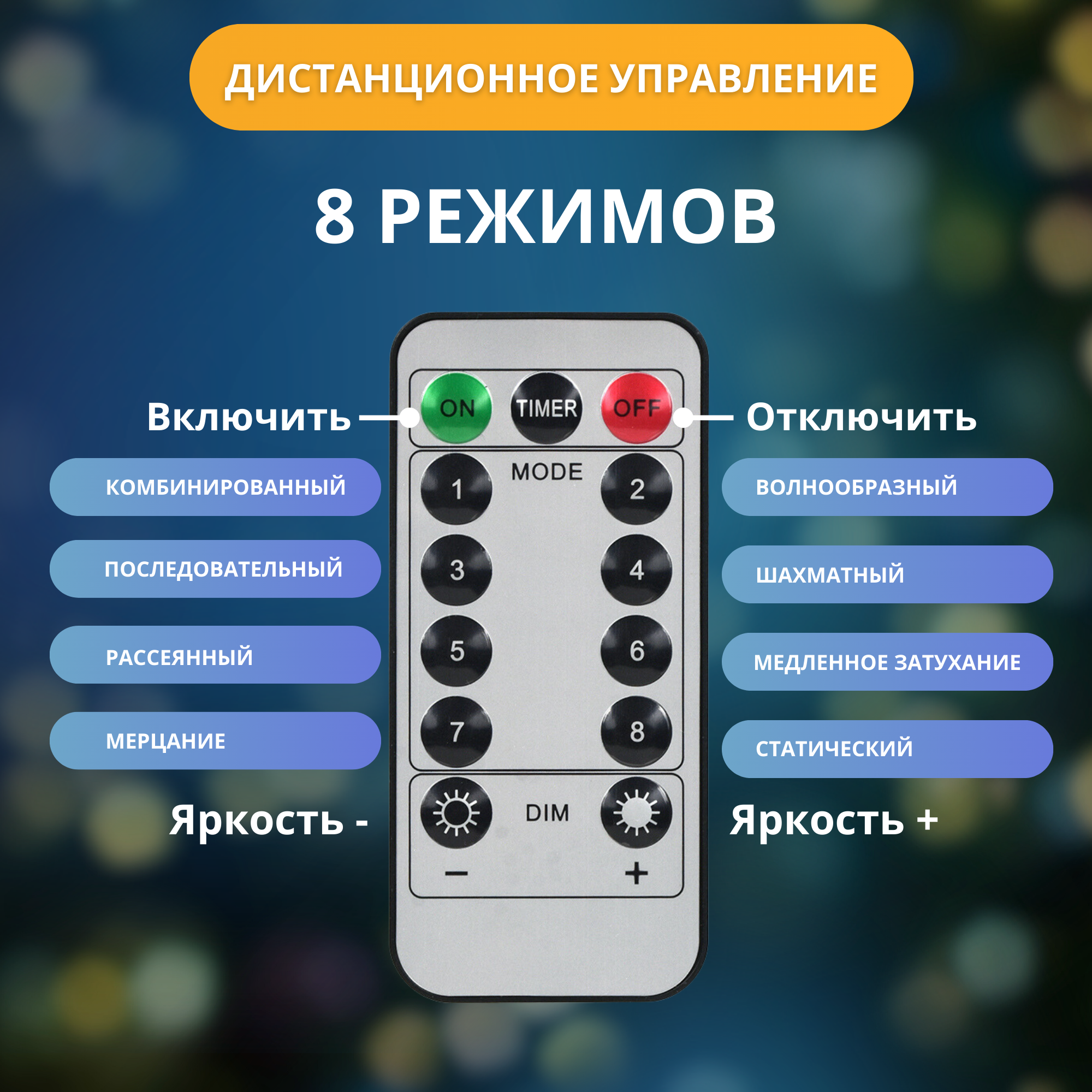 Гирлянда Роса 100 метров зеленая проволока теплое свечение — фото 1