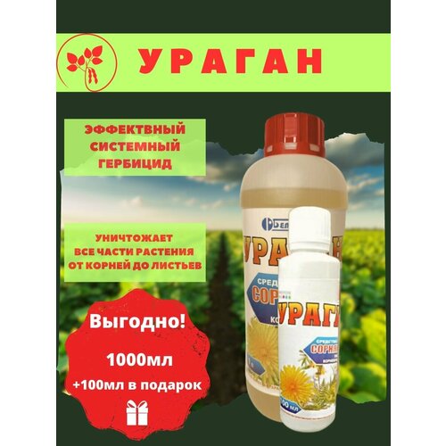 Ураган от сорняков. 1000+100мл