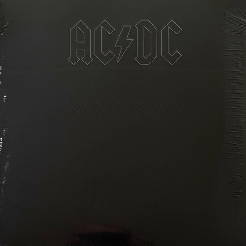 Виниловая пластинка AC/DC 'Back In Black'. 180гр. LP. (запечатанная, SS) ac dc back in black lp виниловая пластинка