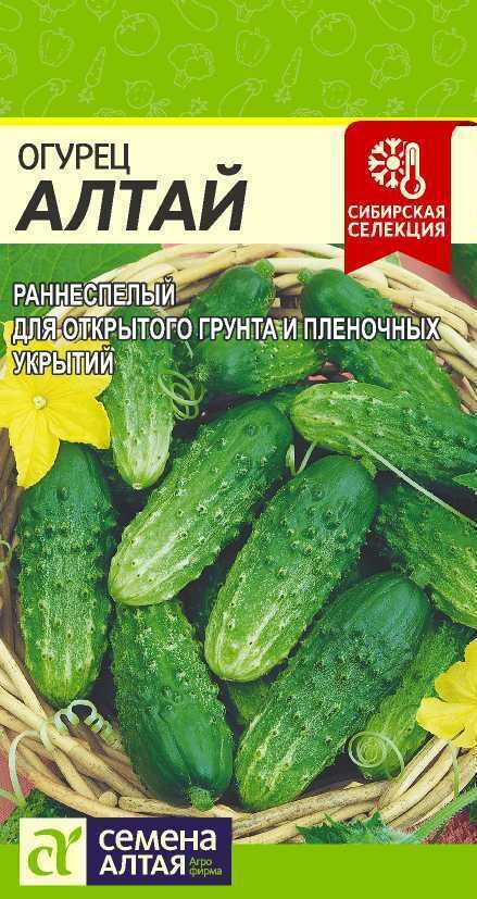 Набор. Огурец Алтай 05г (Семена Алтая). Набор из 3-х пакетиков.