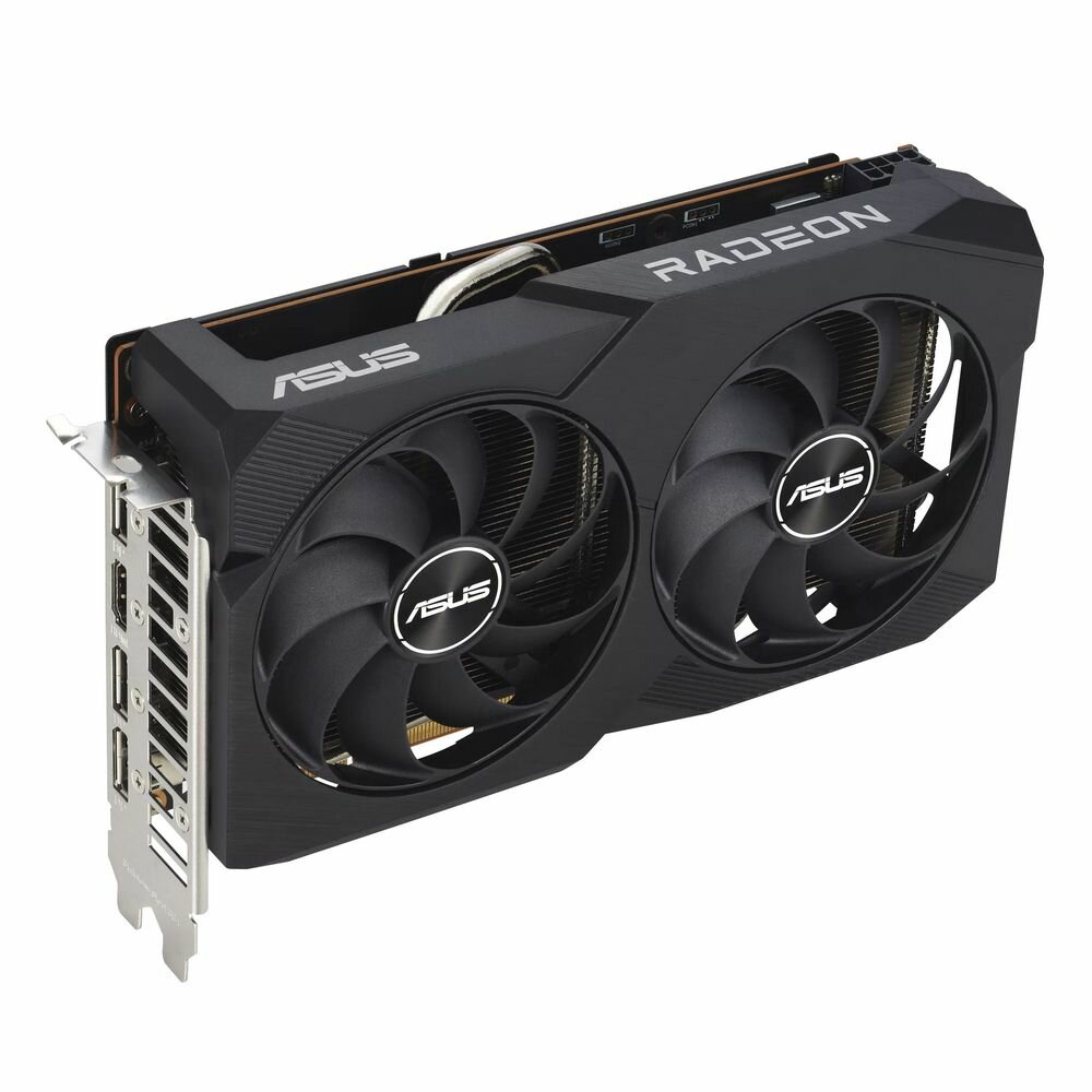 Видеокарта ASUS DUAL-RX7600-O8G-V2 /RX7600, HDMI, DP*3,8G, D6