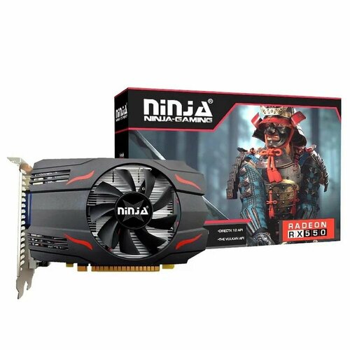 Видеокарта Ninja Sinotex RX550 4GB GDDR5 128-Bit DVI HDM DP 1FAN ATX RTL 8787₽