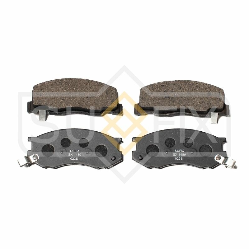 SUFIX Колодки тормозные передние TOYOTA Previa >00/ Town Ace Noah 98-01/ TownAce 96-04/Lite Ace/Estima 2.2-2.4 96-99