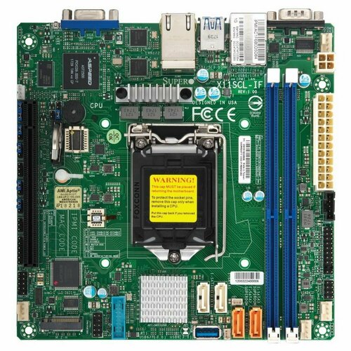 Материнская плата Supermicro MBD-X11SCL-IF-B 3943700₽
