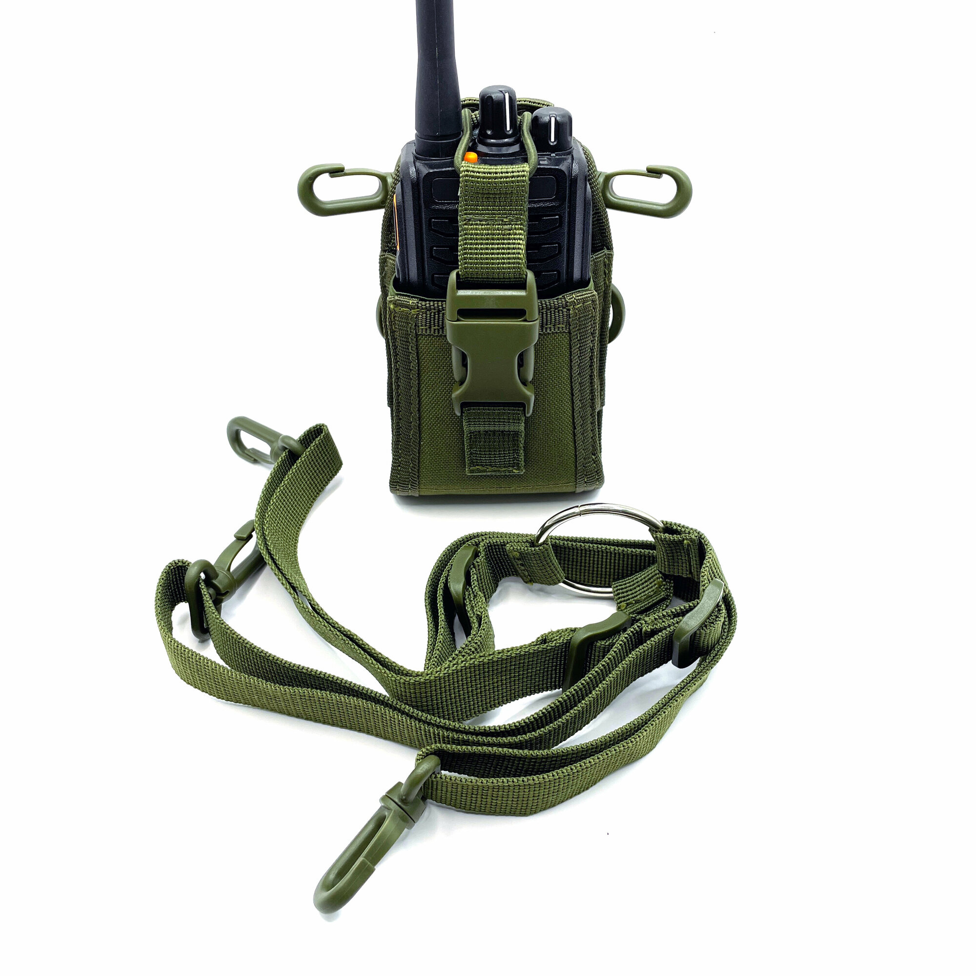 Сумка чехол для рации на MOLLE, Baofeng Retevis Kenwood, универсальный подсумок для радиостанции на груди — фото 4