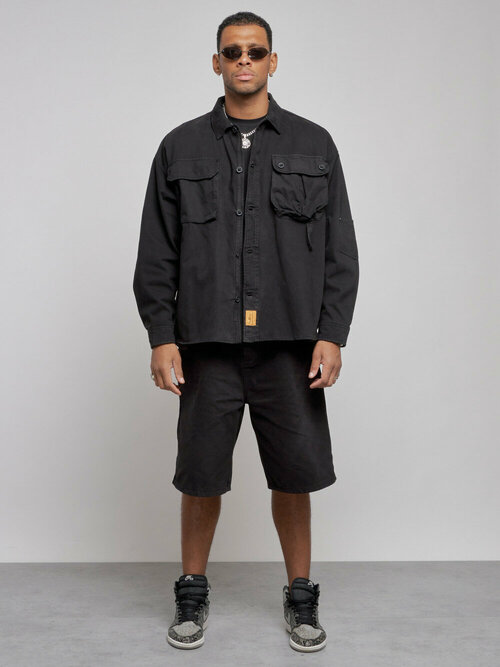 Джинсовая куртка MTFORCE, размер 52, черный