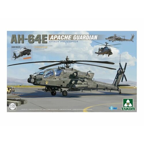 2604 takom вертолет ah mk i apache 1 35 2602 Takom Американский вертолёт AH-64E Apache Guardian (1:35)