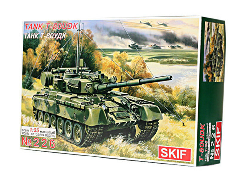 SKIF Сборная модель Командирский танк Т-80 УДК T-80УДК, 1/35