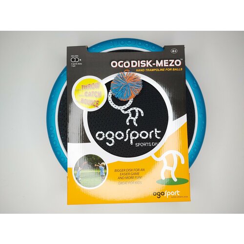 OgoSport Игровой набор Бадминтон+Фрисби, ручной батут для игры с мячиком огоспорт Биг