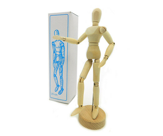 Манекен WGWZ-10 "Человек" 20 см художественный из дерева