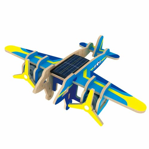 3d деревянный пазл robotime на управлении трицератопс d400 Robotime Деревянный 3D пазлы бомбардировщик