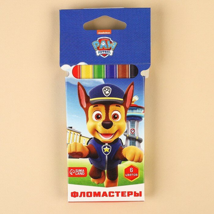 Фломастеры Paw Patrol 6 цв. - фото №7