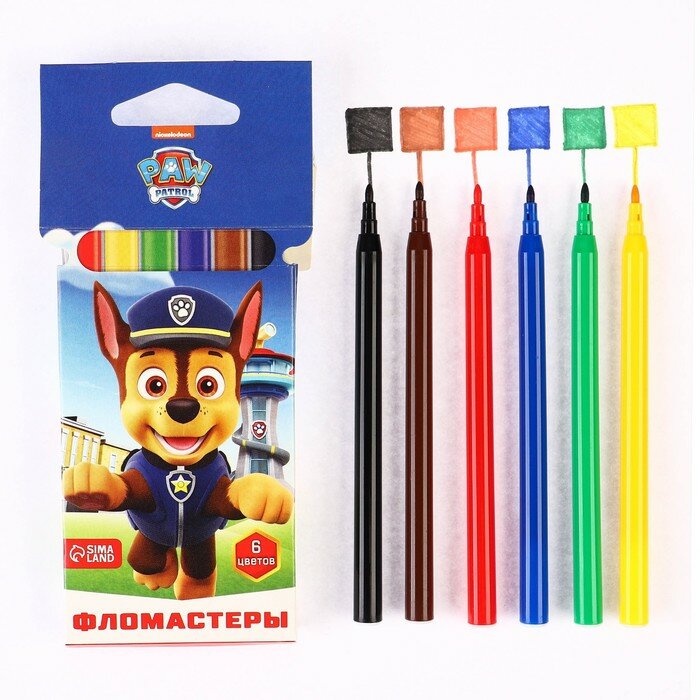Фломастеры Paw Patrol 6 цв. - фото №2