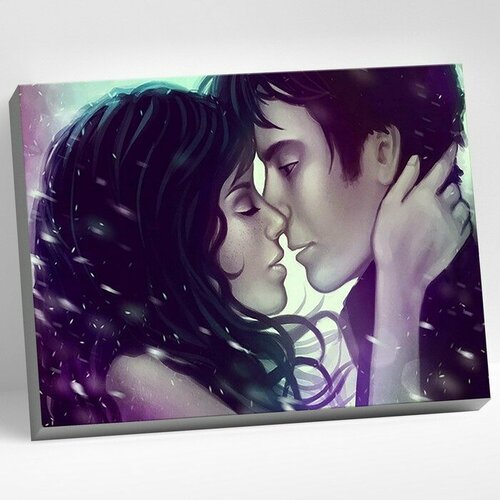 картина по номерам поцелуй 40x50 см флюид Картина по номерам поцелуй, 40x50 см. Molly