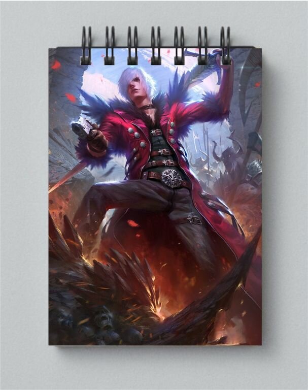 Блокнот Dmc, Devil May Cry, Девил Май Край №6, А4