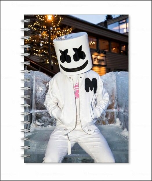 Блокнот Marshmello, Маршмэллоу №6, А6