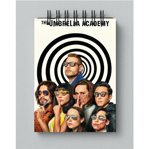 Блокнот Академия Амбрелла, The Umbrella Academy №4, А4 комикс академия амбрелла отель забвение