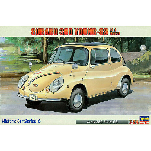 фото Hasegawa h-hc6 автомобиль subaru 360 young-ss k111 1968 (1/24) модель для сборки