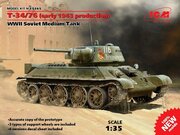 35365 ICM Советский танк Т-34/76 (ранняя версия, модификация 1943 года) Масштаб 1/35