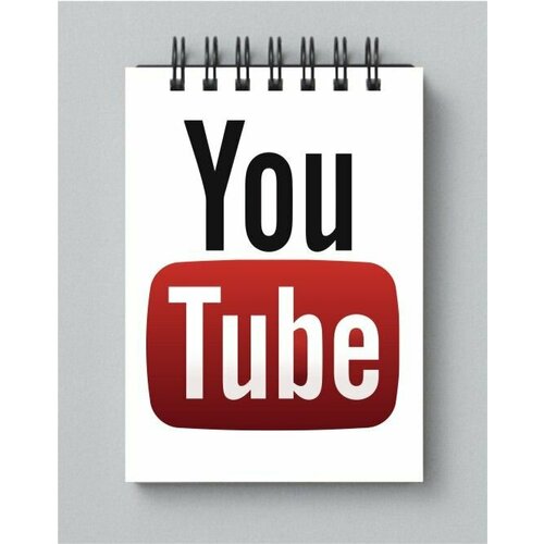 Блокнот YouTube/ Ютуб №5, А4 бокс youtube ютуб 5 ваша картинка