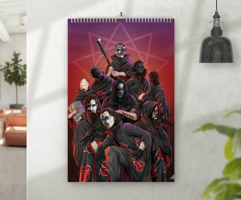 Календарь перекидной Slipknot, Слипнот №28, А4