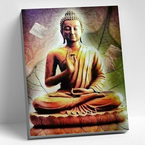 фото Картина по номерам 40 × 50 см «философия буддизма» 25 цветов нет бренда