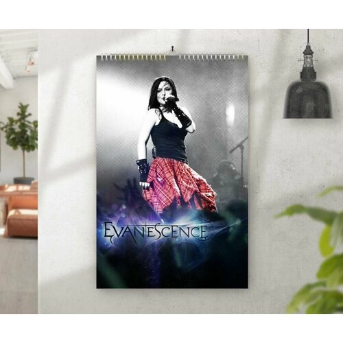 Перекидной календарь Evanescence, Эванесенс №17, А4 evanescence evanescence purple smoke vinyl