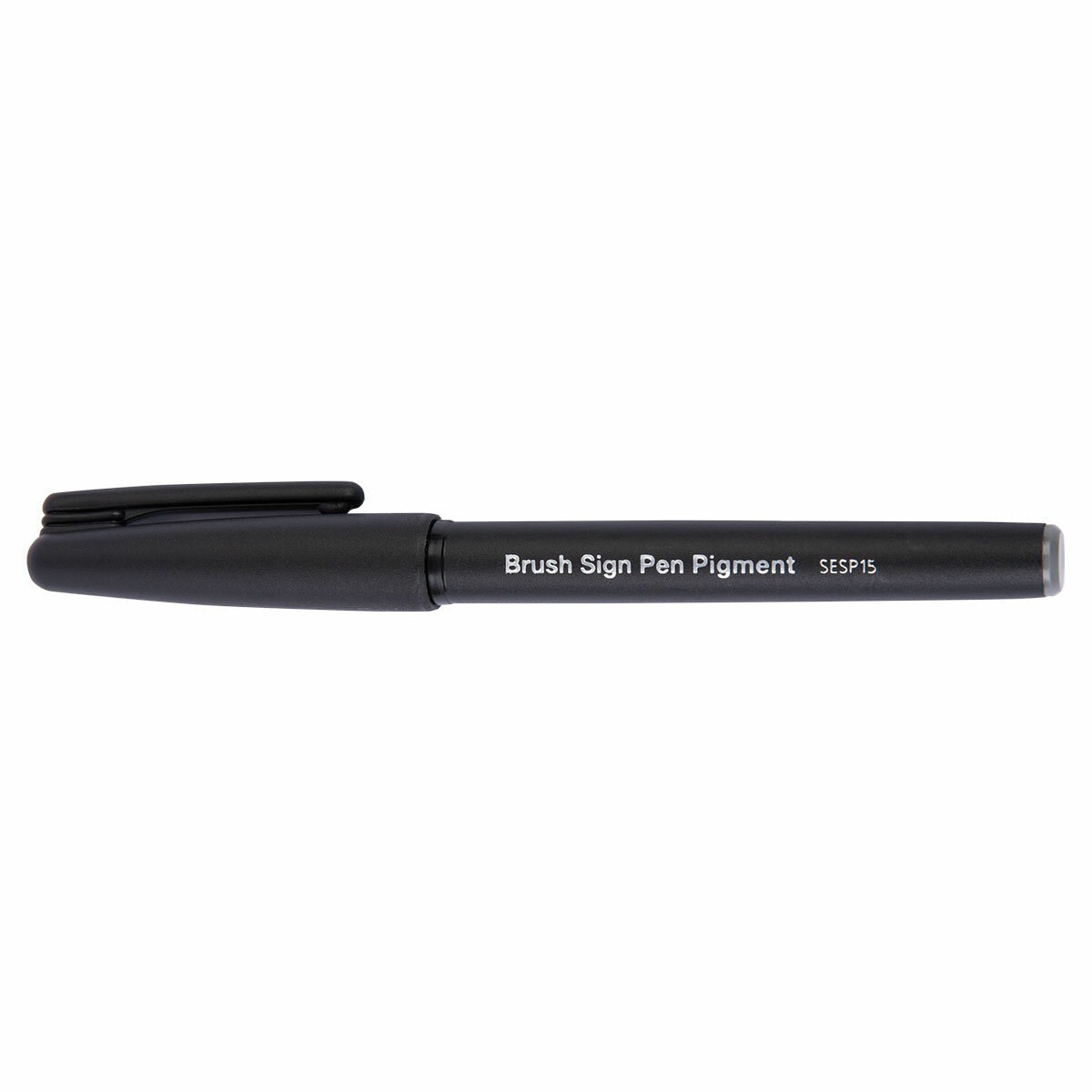 Pentel Фломастер-кисть Brush Sign Pen Pigment 1,1 - 2,2 мм пулевидный SESP15-N серый цвет
