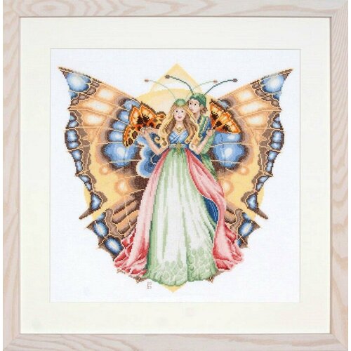 фото Butterflies #pn-0021619 lanarte набор для вышивания 40 x 40 см счетный крест