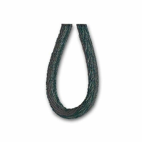 Шнур для шитья, атласны, 4,5 м, темно-зеленый, 1 упаковка