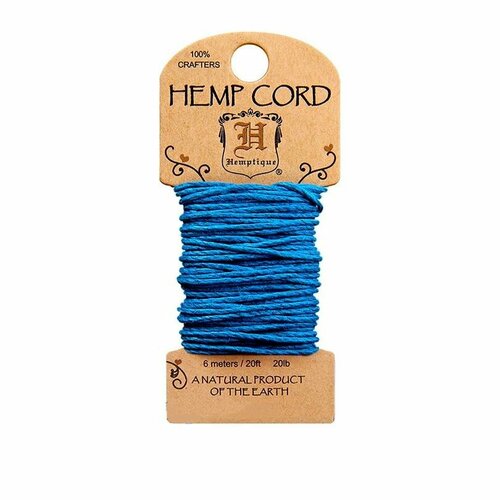 Шнур для шитья, голубой, 6 м, 1 упаковка шнур для шитья радужный меланж 1 упаковка