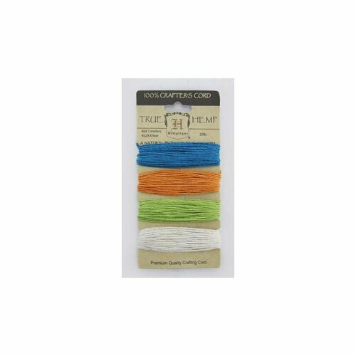 Шнур для шитья, голубой, оранжевый, зеленый, белый, 1 упаковка шнур для шитья зеленый синий коричневый 1 упаковка