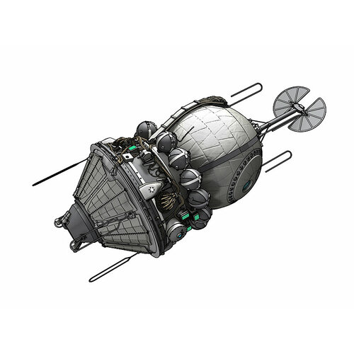 Склеиваемая пластиковая модель Советский космический корабль Спутник-5. Масштаб 1:35 склеиваемая пластиковая модель советская амс луна 3 масштаб 1 35