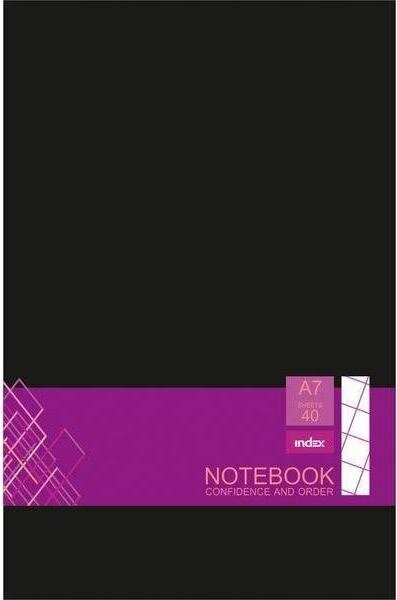 Index IN0201-A460 Блокнот офисный, ф. а4, 60л, спираль, клетка, пластиковая обложка index