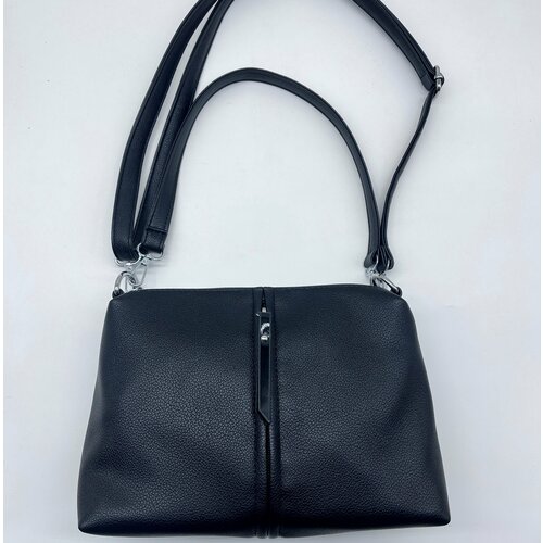 фото Сумка мессенджер модница 16113, фактура матовая, черный maljoryfamily