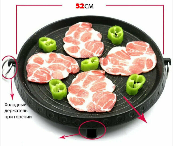 фото Сковорода ROUND -GRILL (круглая 32см)