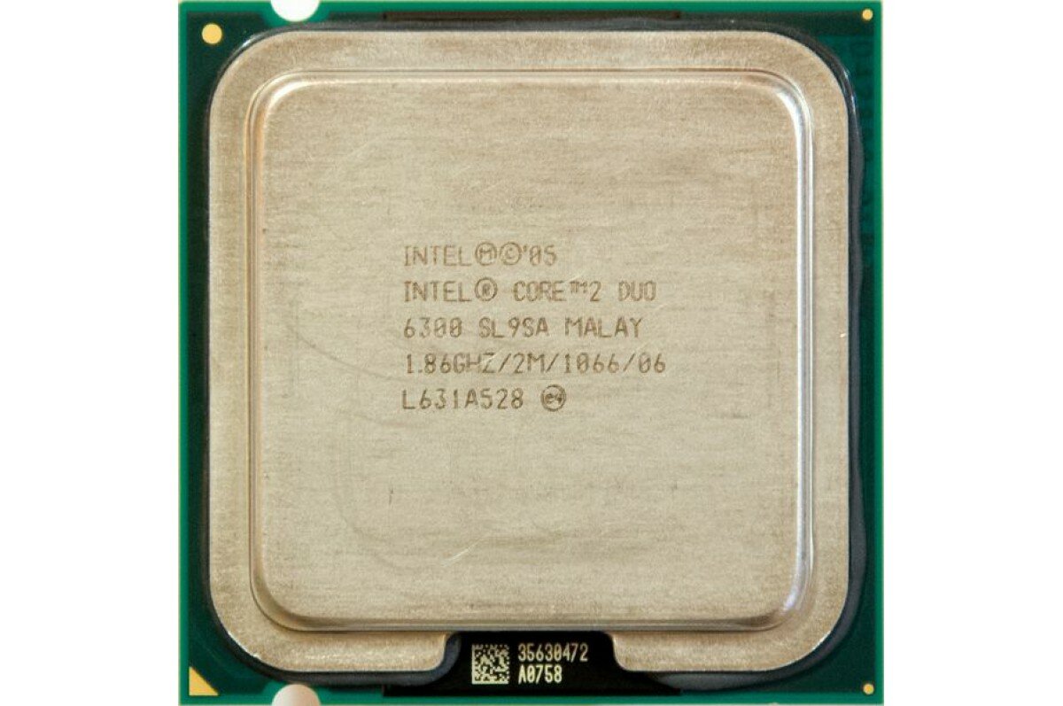 Процессор Intel Core 2 Duo E6300 LGA775 2 x 1866 МГц