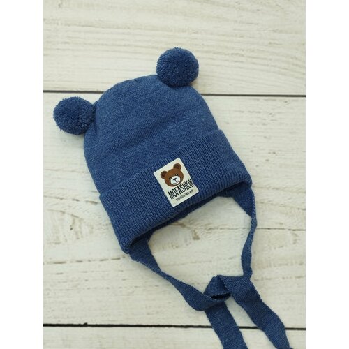 фото Шапка мой ангелок, размер 42-44, синий