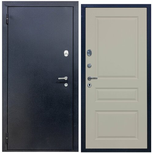 Дверь входная металлическая DIVA 510 2050х960 Левая Титан - Д13 Софт шампань, тепло-шумоизоляция, антикоррозийная защита для квартиры и дома