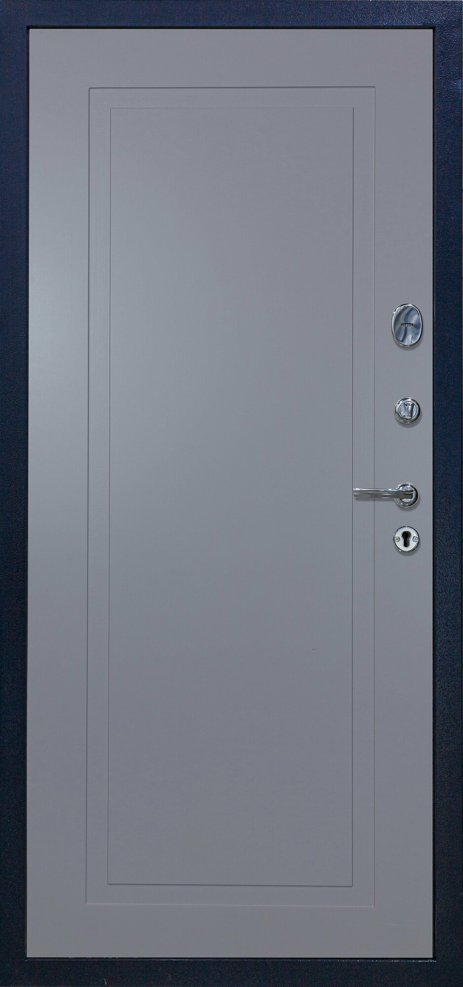 Дверь входная металлическая DIVA 510 2050х860 Правая Титан - Н10 Силк Маус, тепло-шумоизоляция, антикоррозийная защита для квартиры и дома - фотография № 3