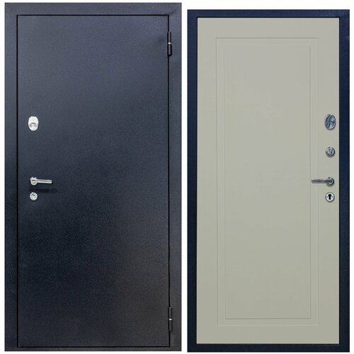 Дверь входная металлическая DIVA 510 2050х960 Правая Титан - Н10 Софт шампань, тепло-шумоизоляция, антикоррозийная защита для квартиры и дома