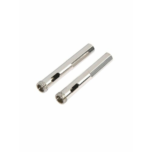 Сверло алмазное по стеклу и керамике 10 х 65 мм 2 шт 585₽