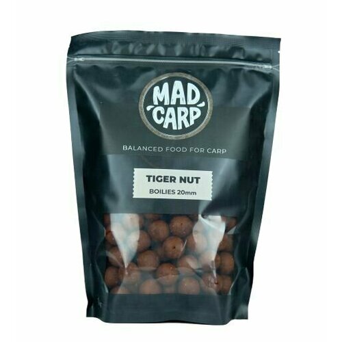 Бойлы тонущие Mad Carp Baits TIGER NUT (Тигровый орех) 1кг 15 мм