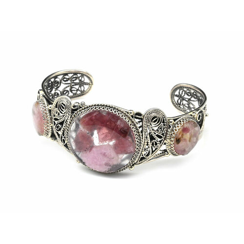 фото Браслет радуга камня, турмалин, размер 19.5 см, мультиколор